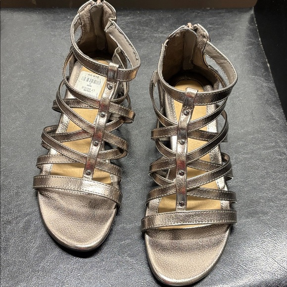 Croft & Barrow, Baroque metallic, Rose Gold, Gladiator Sandals, 8 - Picture 3 of 8